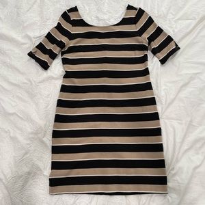Banana Republic Striped Stretch Dress S